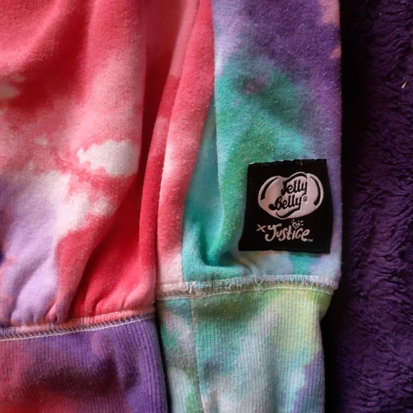 HTF - Jelly Bean Justice size 7/8 Hoodie - Picture 3 of 3